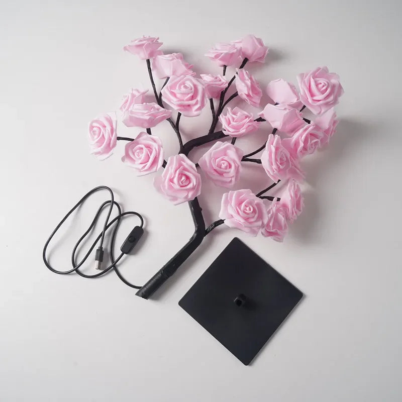 LED Rose Tree Table Lamp