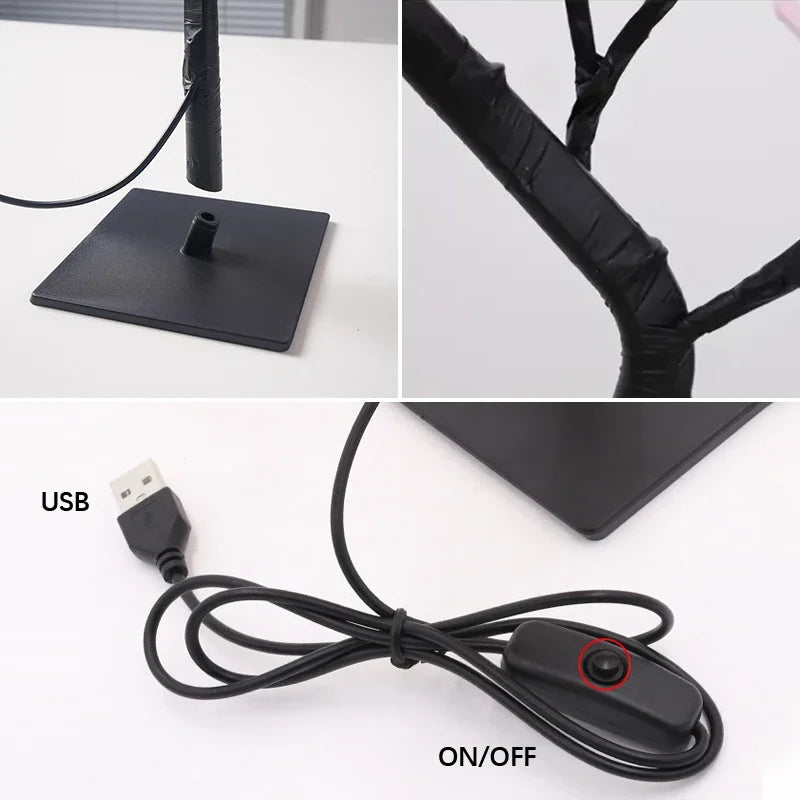 LED Rose Tree Table Lamp