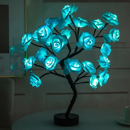 LED Rose Tree Table Lamp
