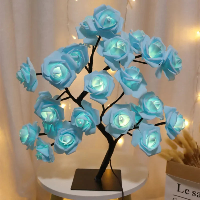 LED Rose Tree Table Lamp