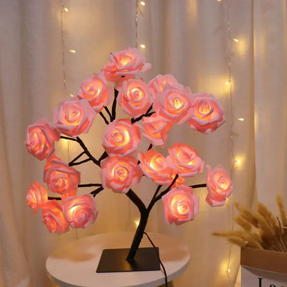 LED Rose Tree Table Lamp